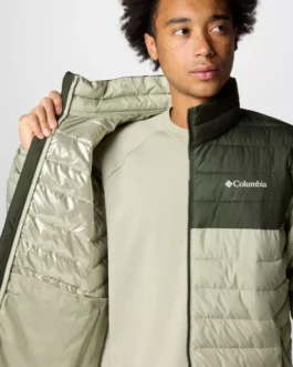 Casaca Columbia para hombre Powder Lite II™ (Safari, Greenscape)